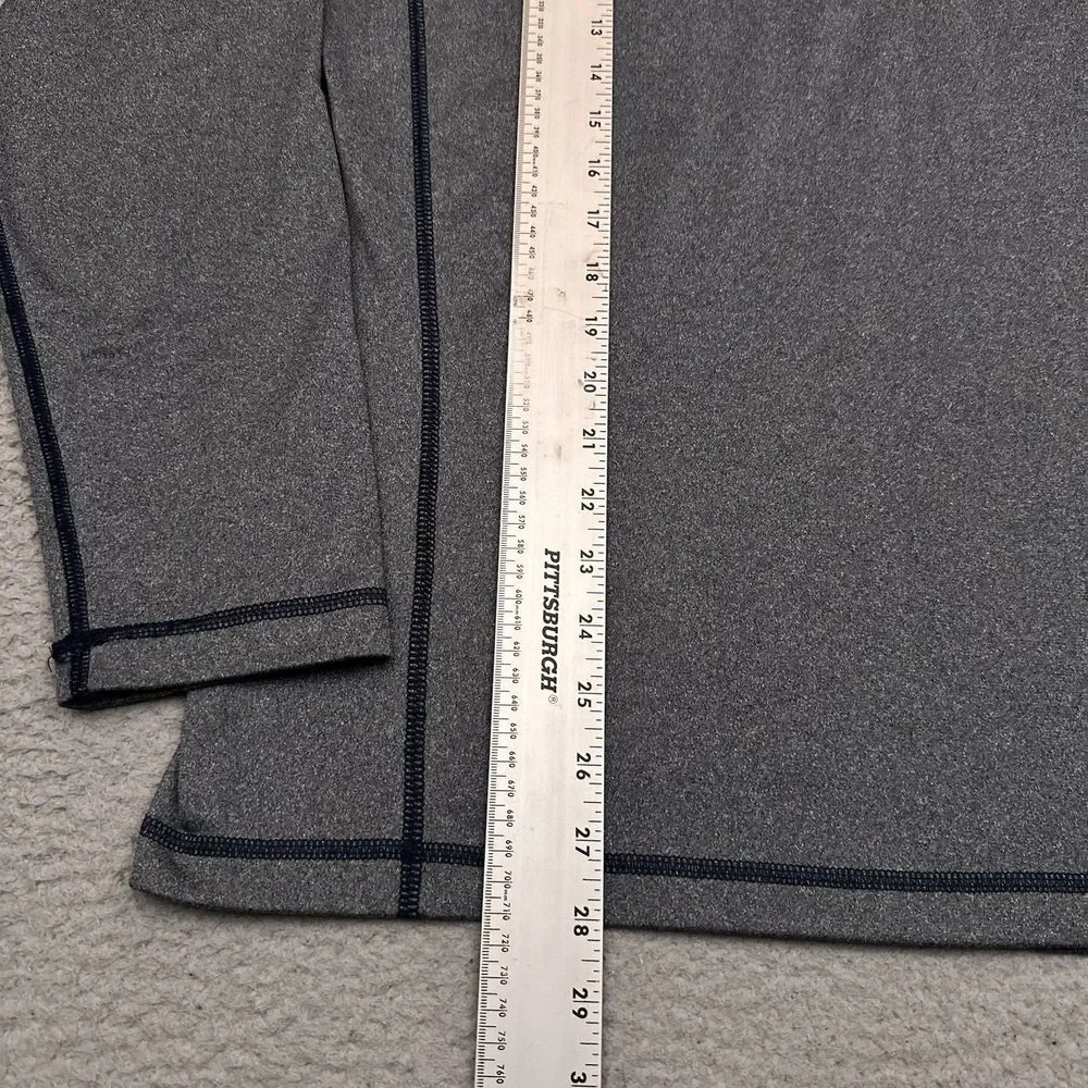 The North Face Tech 1/4 Zip Fleece‎ Men's Large Gray Embroidered Stretch